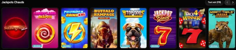 Revolution Casino jackpots