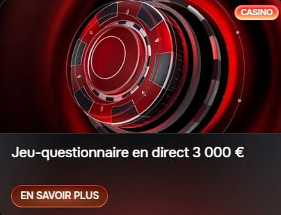 Revolution Casino jeu questionnaire